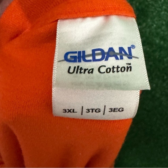 Gildan Ultra Cotton Orange Shirt Gators - Picture 2 of 4
